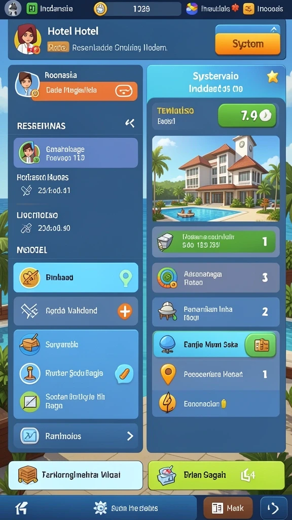 Tangkapan layar ini menampilkan grafik yang memukau dari dunia game.