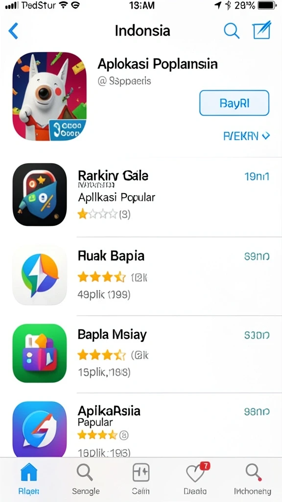 Tampilan antarmuka yang user-friendly dan menarik.