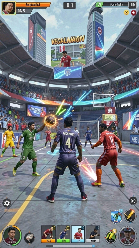 Tampilan karakter yang menarik dan unik.
