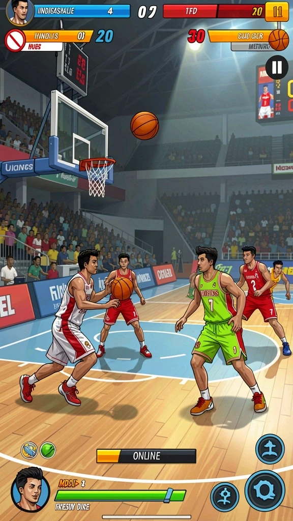Fitur multiplayer yang memungkinkan bermain bersama teman.