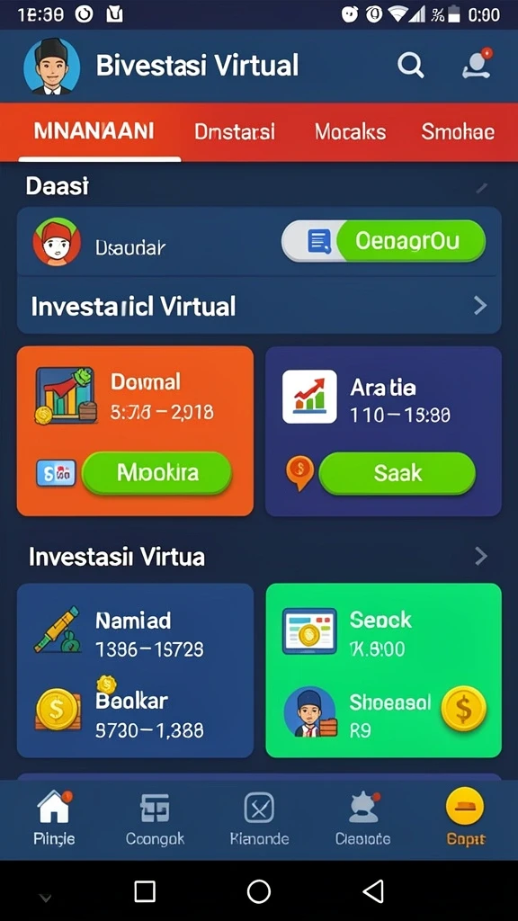 Berbagai tema slot yang tersedia untuk dipilih.