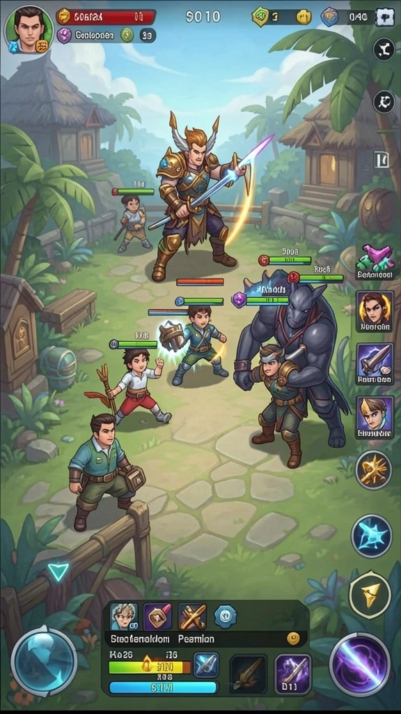 Fitur multiplayer untuk bermain bersama teman.