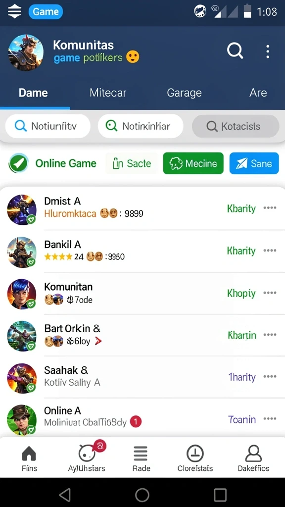 Tampilan antarmuka yang modern dan menarik.