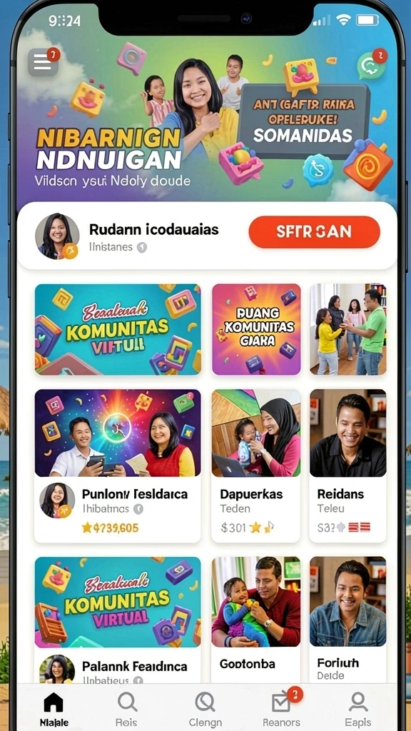 Fitur multiplayer memungkinkan bermain bersama teman.