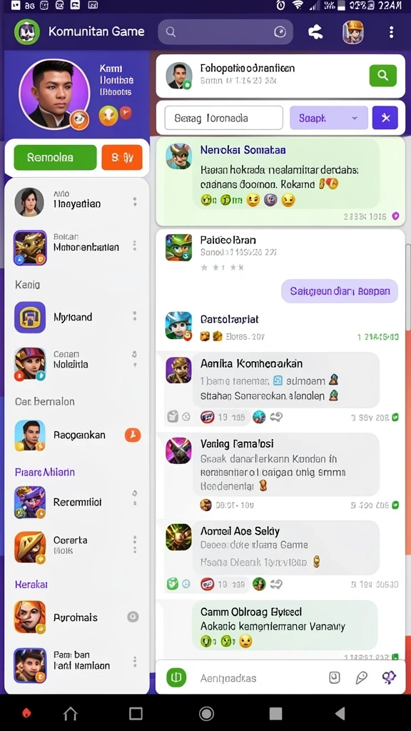 Karakter-karakter unik yang tersedia di dalam game.