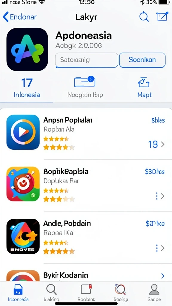Tampilan antarmuka yang sederhana dan menarik.