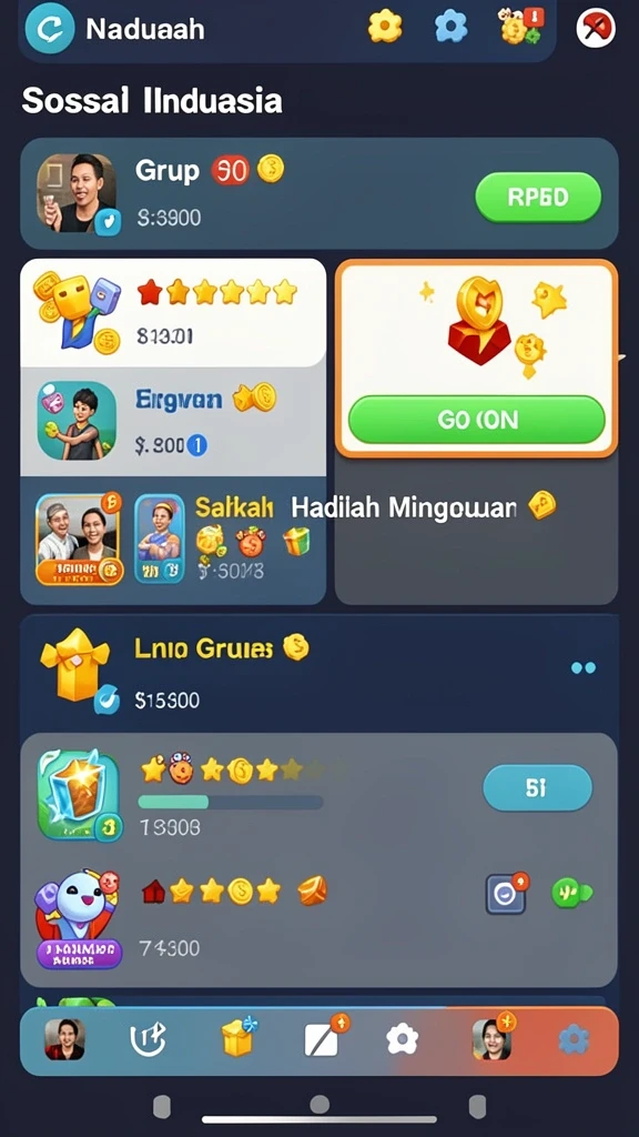 Tangkapan layar menunjukkan karakter utama bertarung melawan monster besar.