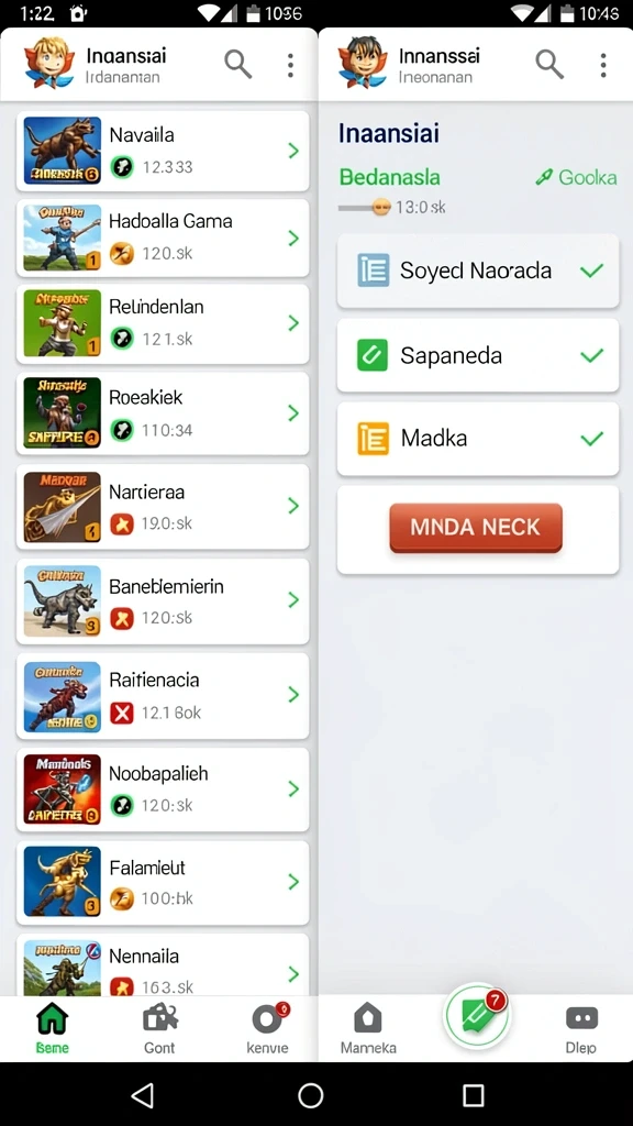 Tampilan antarmuka yang user-friendly dan menarik.