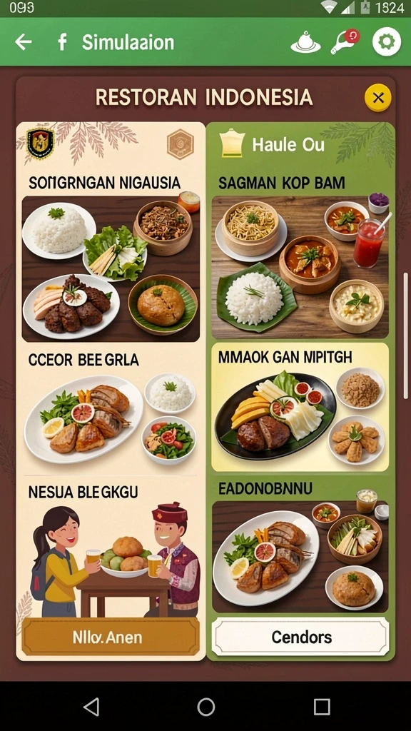 Tampilan antarmuka yang menarik dan mudah digunakan.
