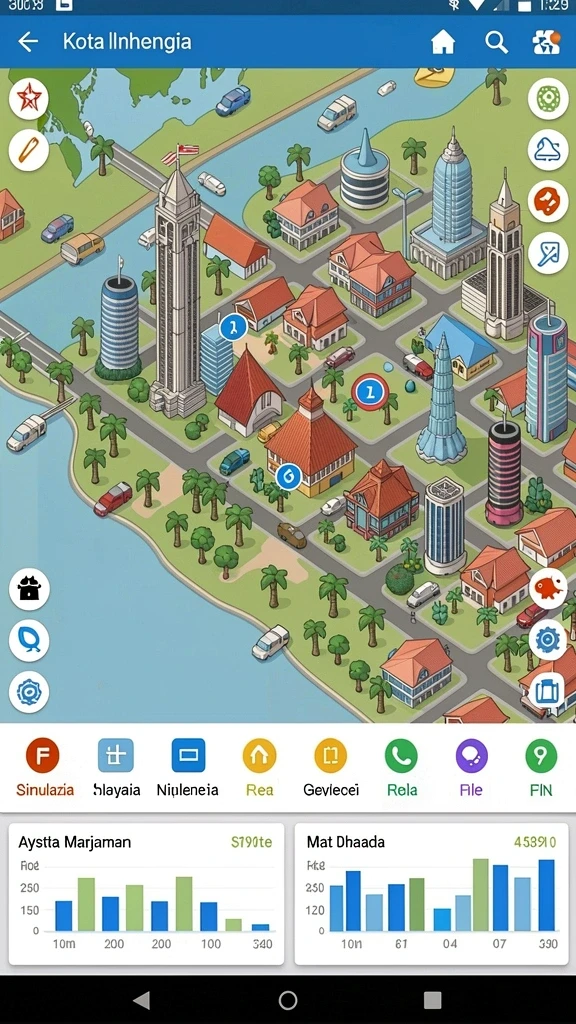 Gameplay seru yang penuh tantangan di setiap level.