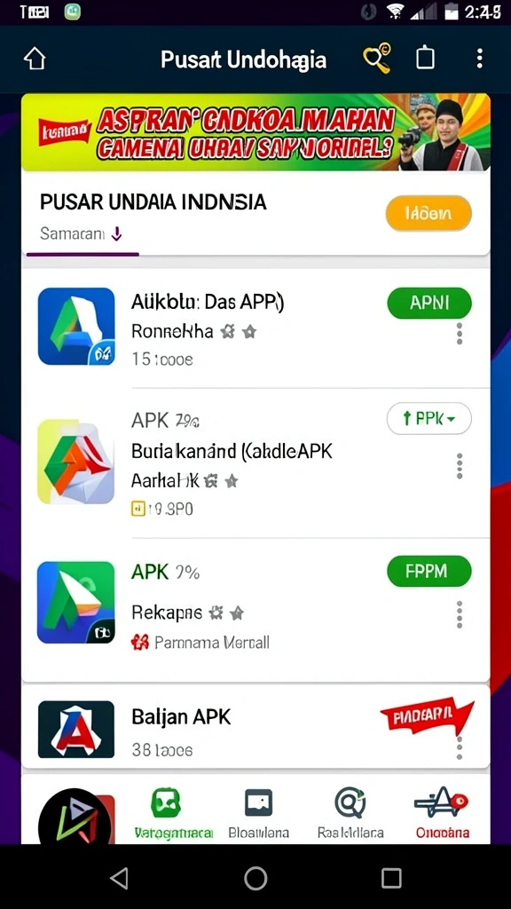 Pilihan karakter yang beragam untuk kustomisasi.