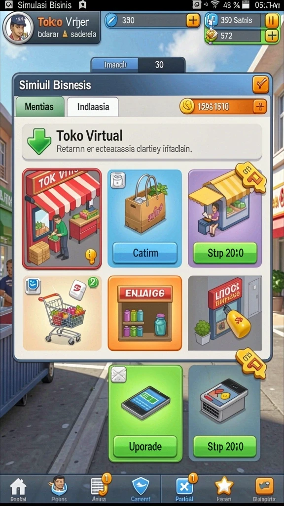 Tampilan antarmuka yang user-friendly dan menarik.