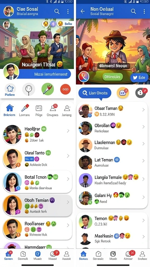 Karakter unik dengan kemampuan spesial.