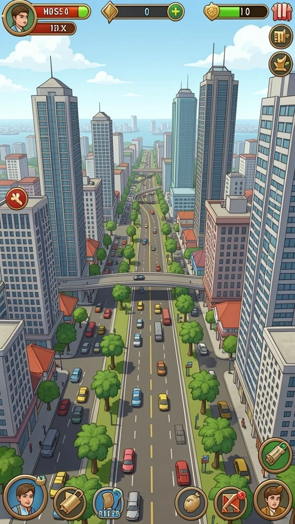 Screenshot menunjukkan grafik yang detail dan menawan.