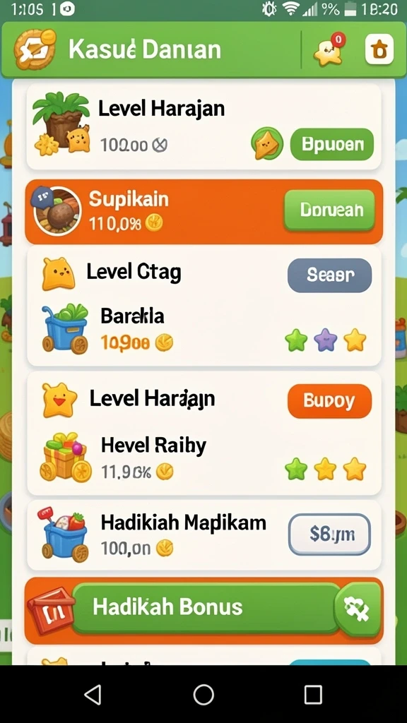Tampilan antarmuka IDAGAME yang bersih.
