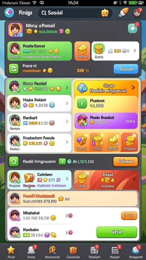 Screenshot menunjukkan berbagai permainan yang tersedia dalam IDN89.