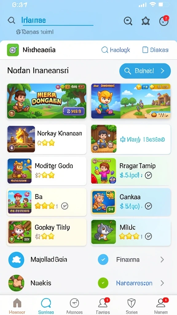 Tangkapan layar menunjukkan karakter utama dalam aksi epic.