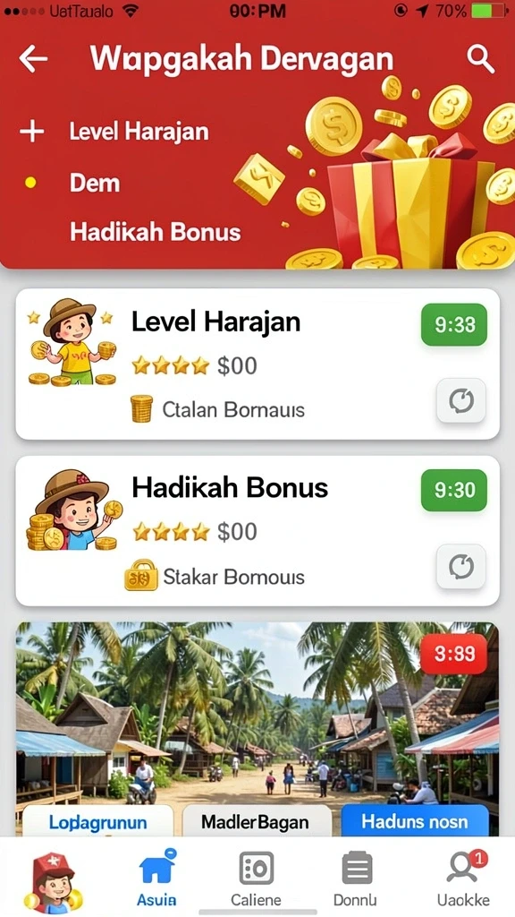Tampilan utama aplikasinya yang menarik dan intuitif.