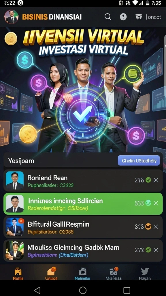 Tampilan awal aplikasi OKIDR yang menawan.