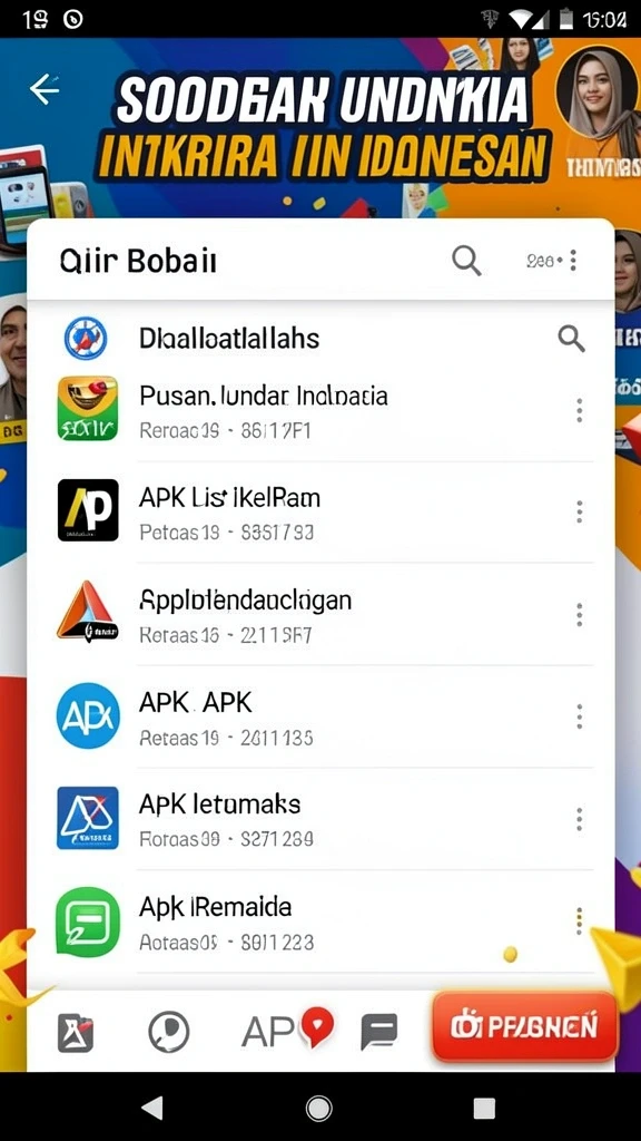 Tampilan karakter yang menarik dan penuh warna.