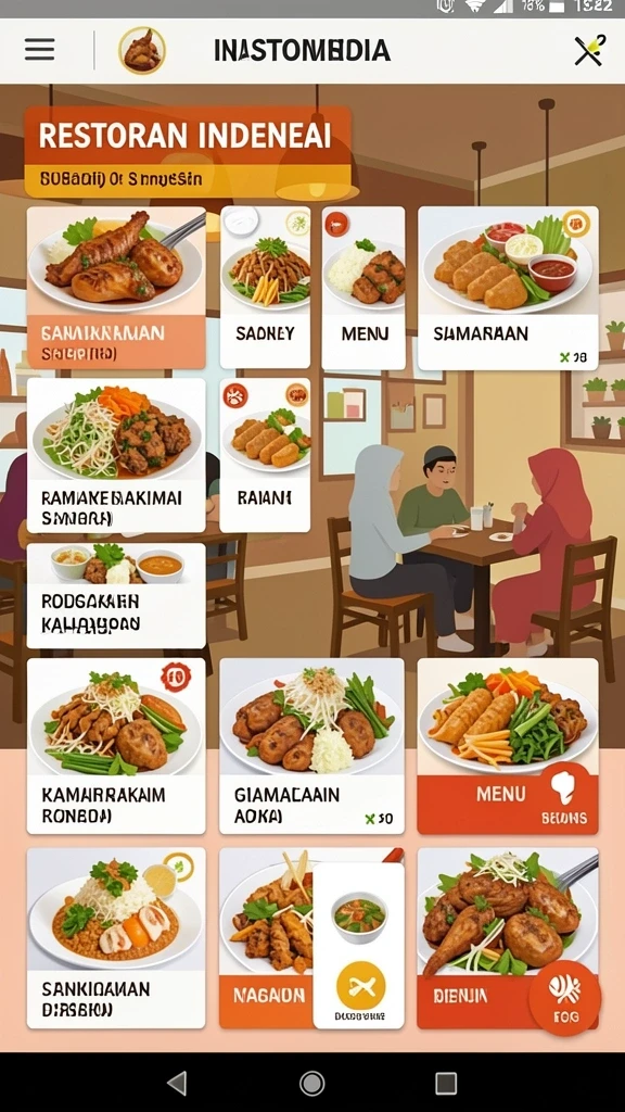 Tampilan antarmuka yang menarik dan user-friendly.