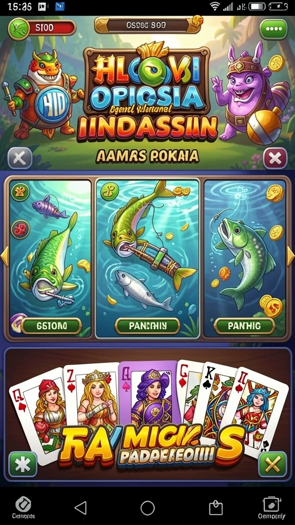 Banyak pilihan permainan yang menarik untuk dipilih.