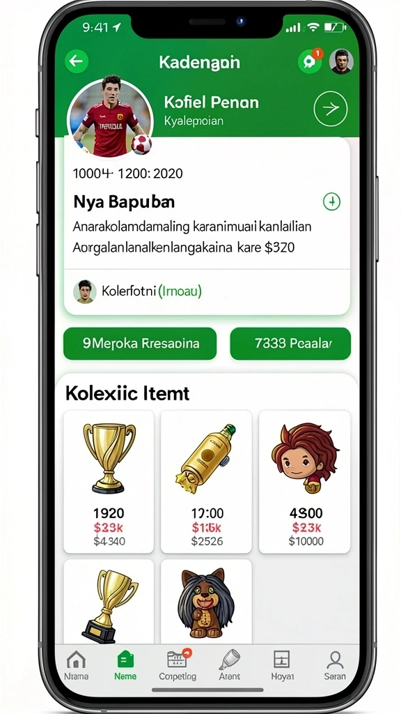 Tampilan antarmuka yang modern dan menarik.
