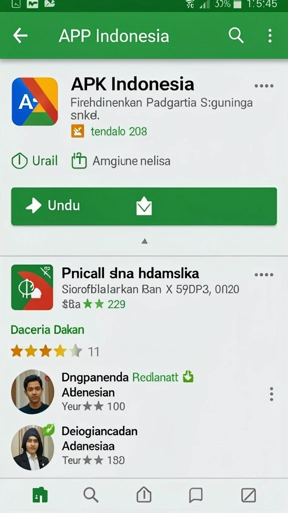 Tampilan antarmuka UH77 yang ramah pengguna.
