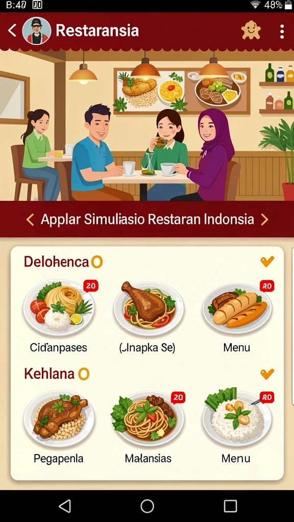Tampilan antarmuka yang menarik dan mudah digunakan.
