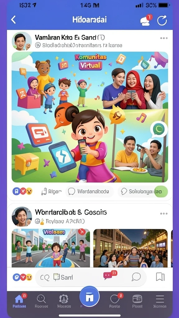 Tampilan antarmuka yang menarik dan intuitif.